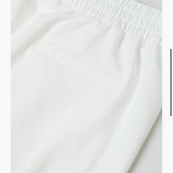 Sz 6 H&M Cropped White Pants - Picture 2 of 3